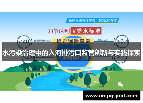水污染治理中的入河排污口监管创新与实践探索